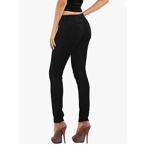 Hybrid & Co Black Denim Skinny Jeans Stretch